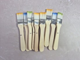 Pack 10 pinceles o pinceletas punta color Nro3